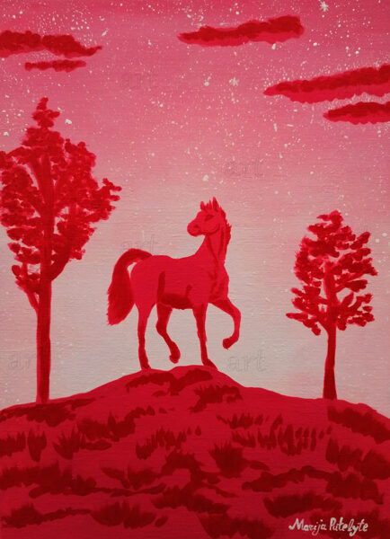 „Red horse“ (original)“