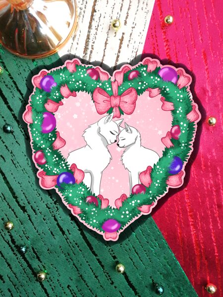 „Christmas love cats“(sticker)“