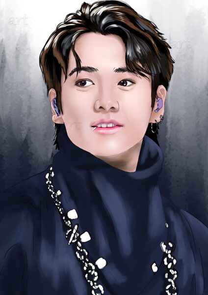 „BTS Jeon Jungkook“ (print)“