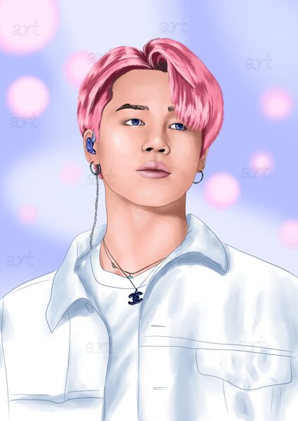 „BTS Jimin (happy birthday)“ (print)“