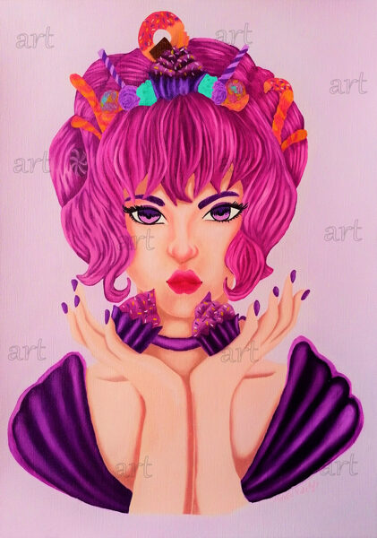 „Candy girl“ (print)“