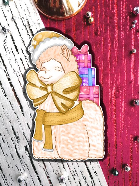 „Christmas lama“ (sticker)