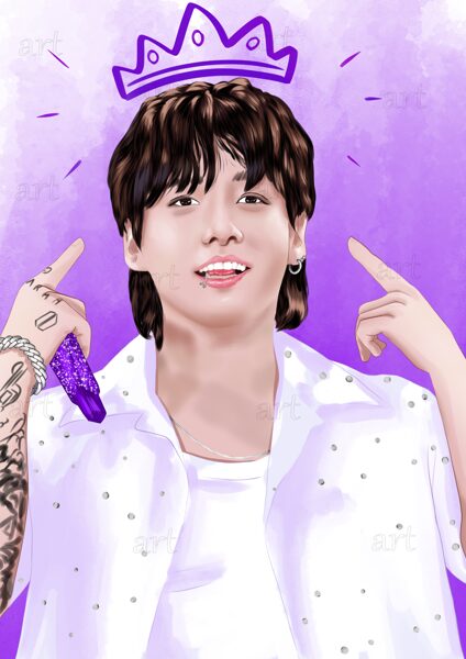 „BTS Jungkook king „Seven“(print)“